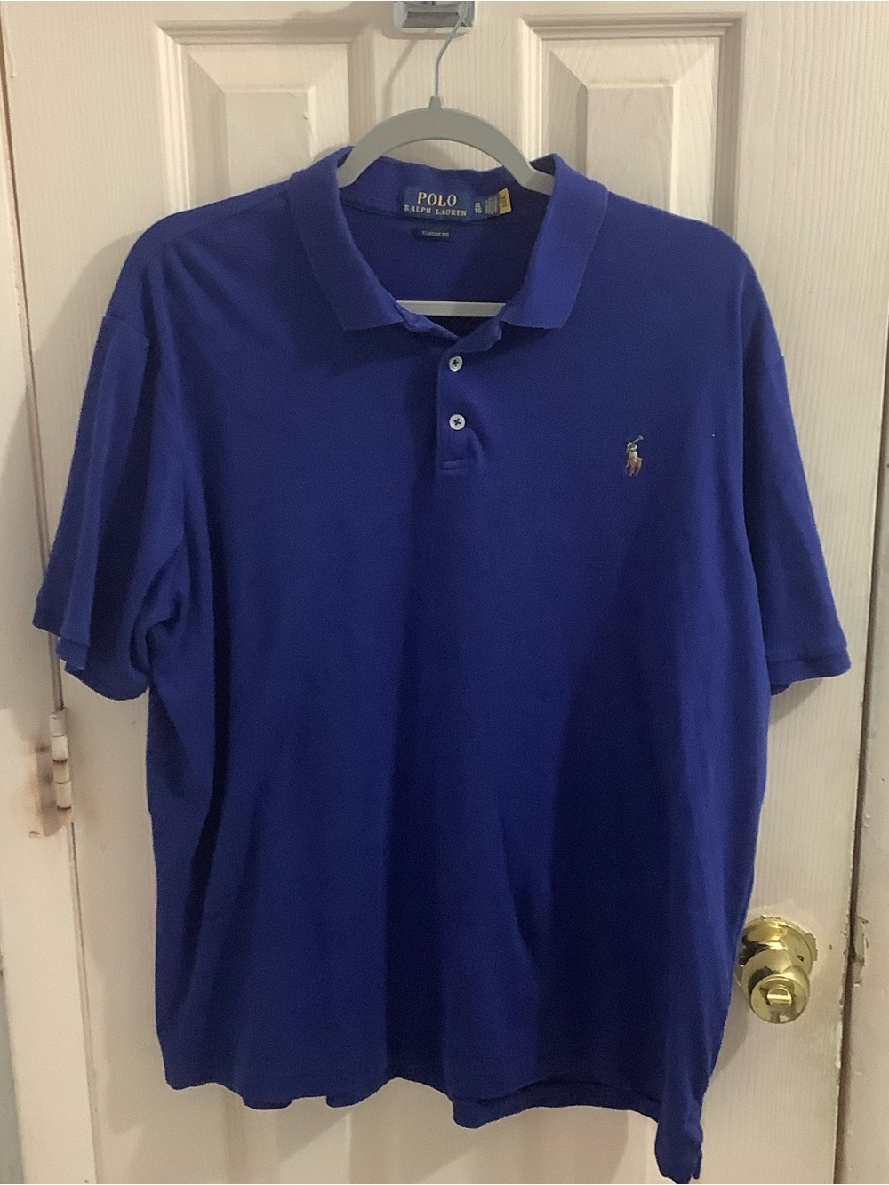 Polo by Ralph Lauren Pony Men's Classic Blue Polo Shirt Size xl